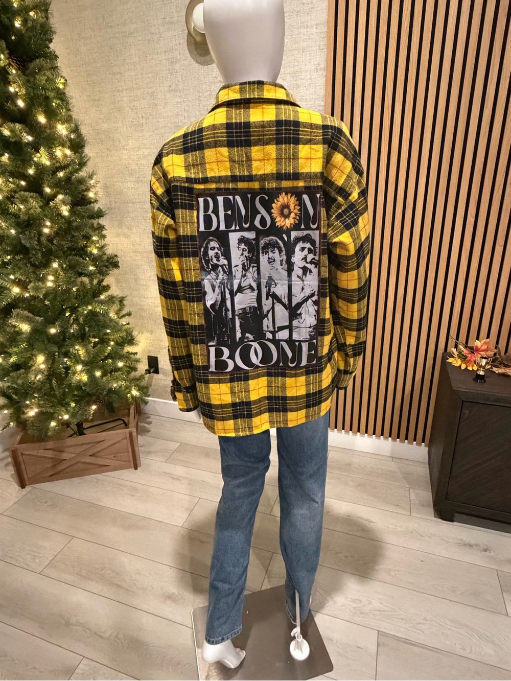 Benson Boone Flannel with Graphic Back